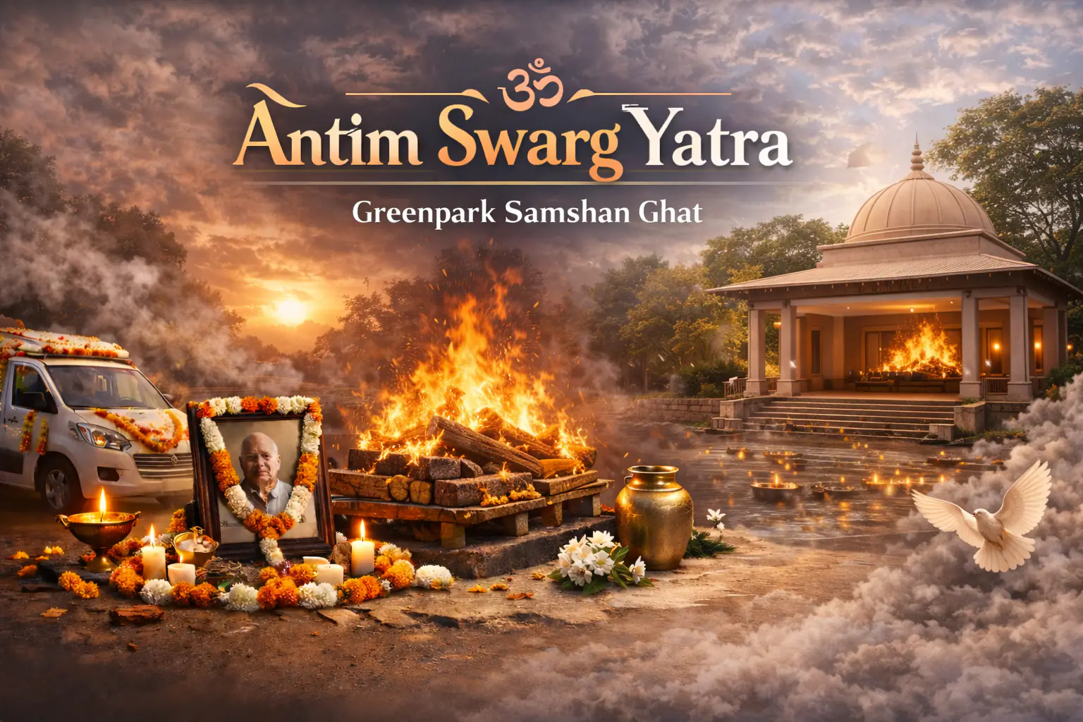 Greenpark Samshan Ghat - Antim Swarg Yatra, Delhi NCR